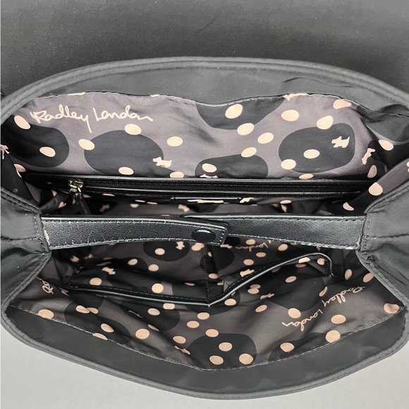 RADLEY LONDON Black Backpack with Gold Accents - Picture 3 of 7